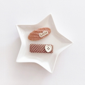 Girl Hair Clip Geometric Button Set (GHP6370)